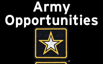 Army Opportunities Infographic