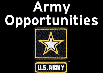 Army Opportunities Infographic