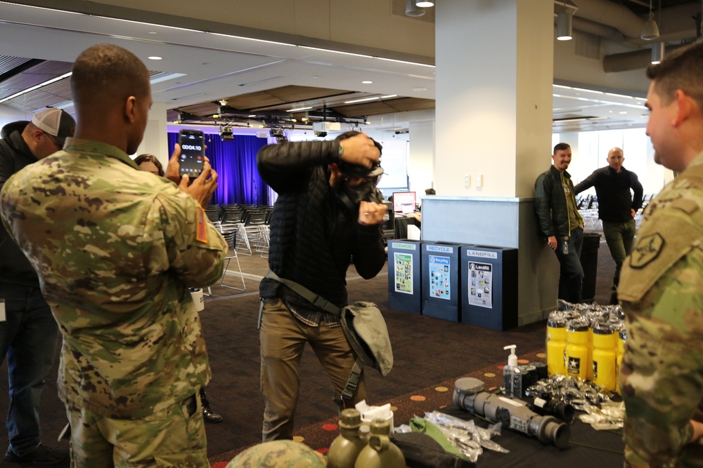 364th ESC demonstrates military culture to civilian workforce