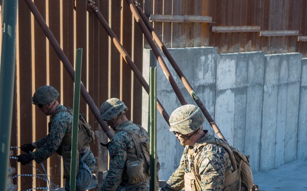 7th ESB Marines Assist CBP