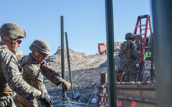 7th ESB Marines Assist CBP