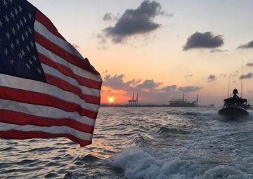 CRS 8 Sunset Transit Back to Base