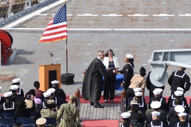 Naturalization ceremony