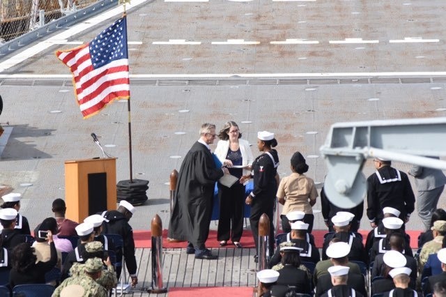 Naturalization ceremony