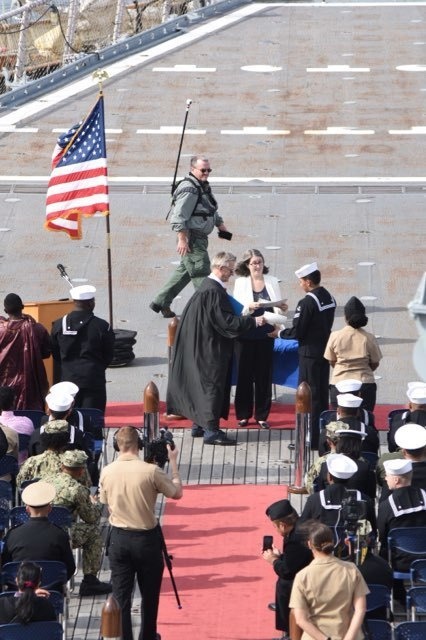 Naturalization ceremony