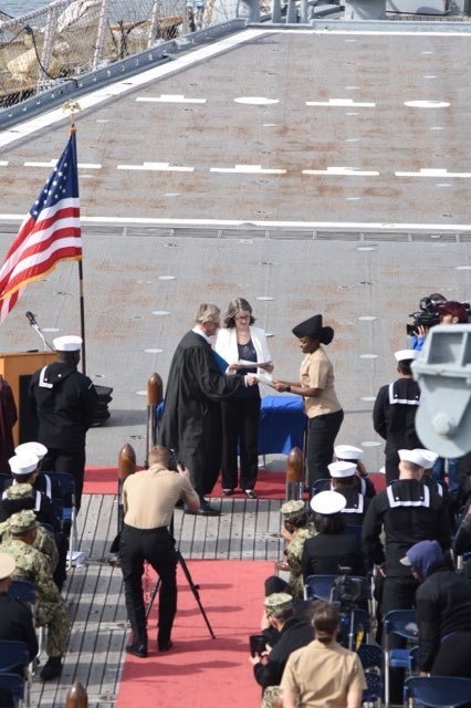 Naturalization ceremony