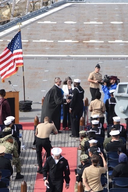 Naturalization ceremony