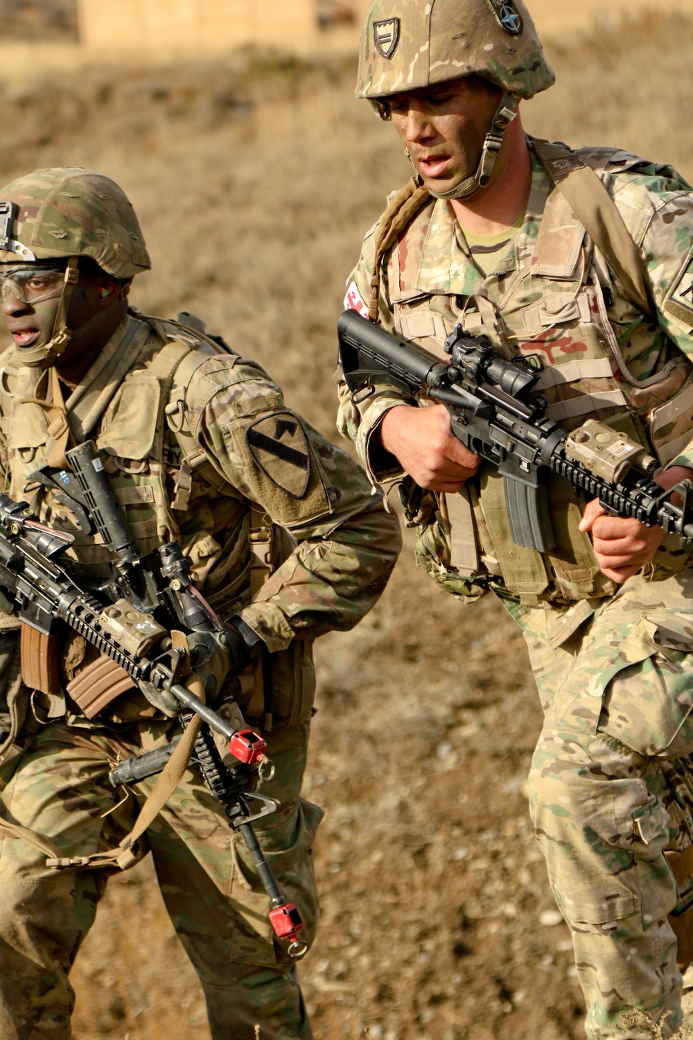 &quot;Cobra&quot; Company, Georgian Armed Forces fight side-by-side