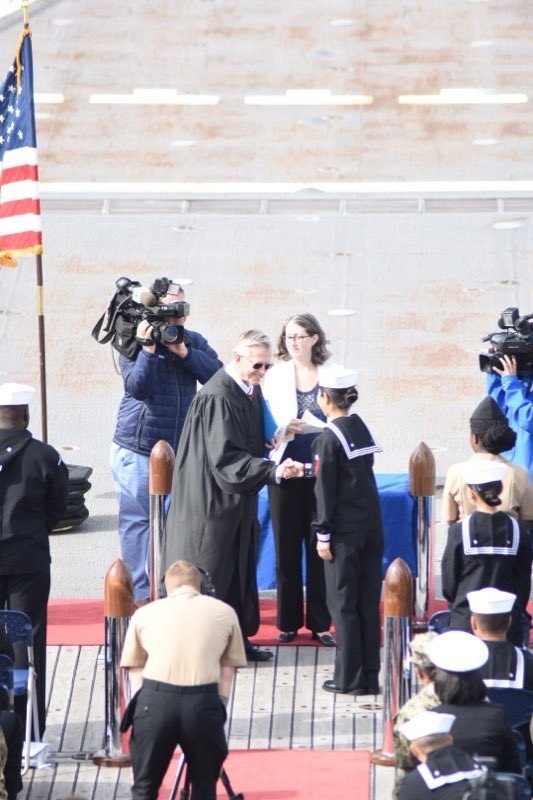 Naturalization ceremony