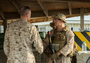ACMC Visits Marines and Sailors with 5th Marine Expeditionary Brigade