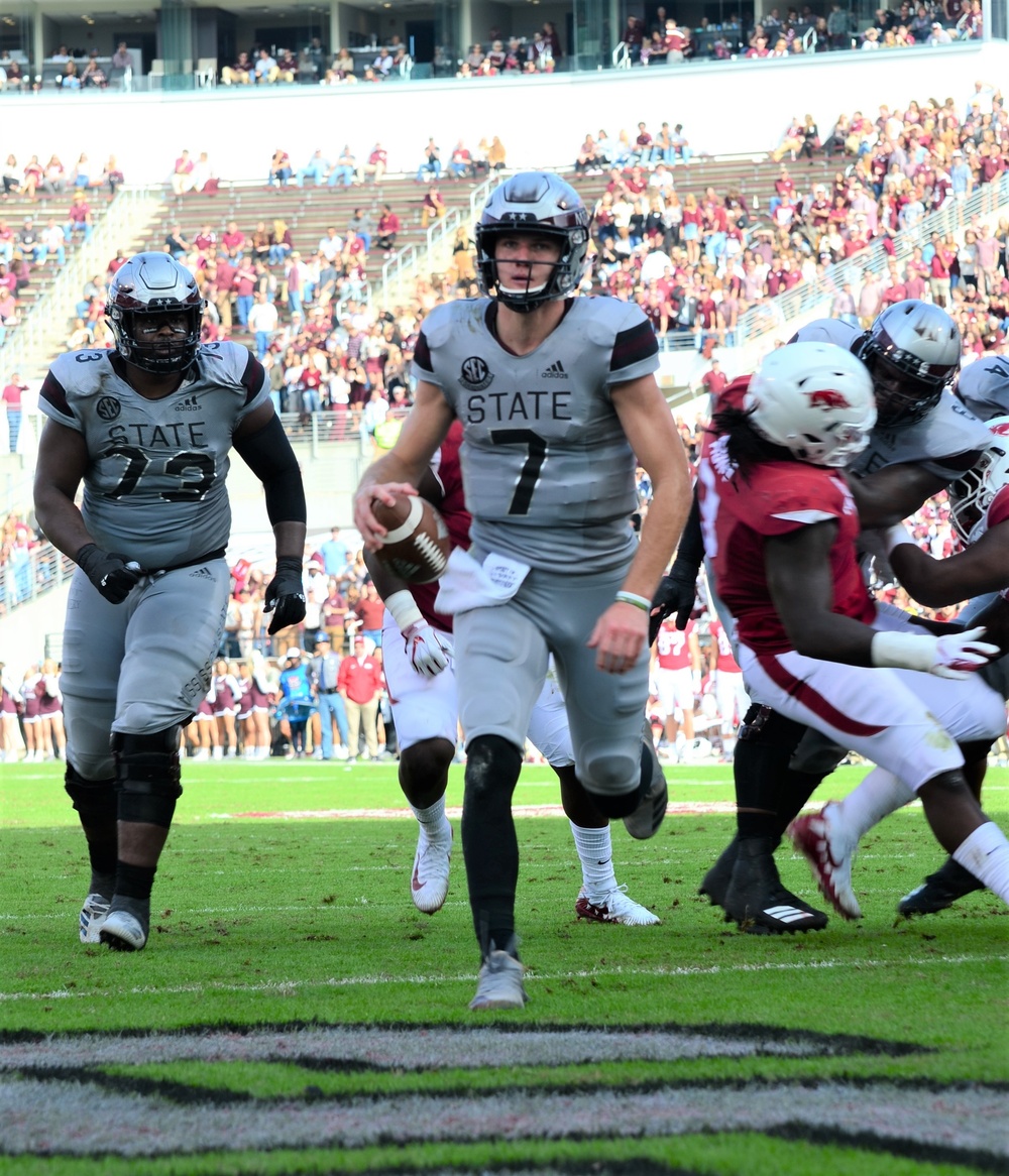 MSU's Fitgerald Scores While Wearing Military Tribute Uniform