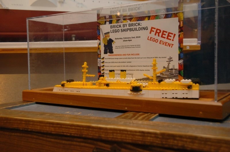 USS Maine LEGO model