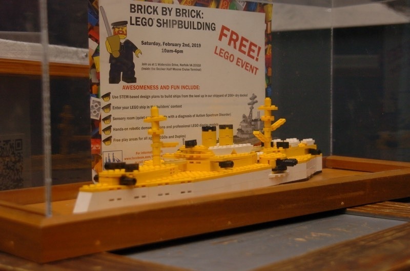 USS Maine LEGO model