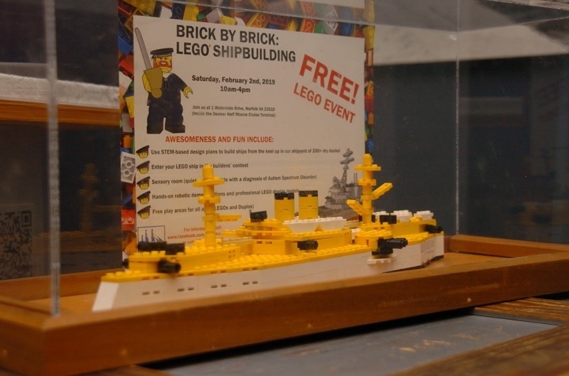 USS Maine LEGO model