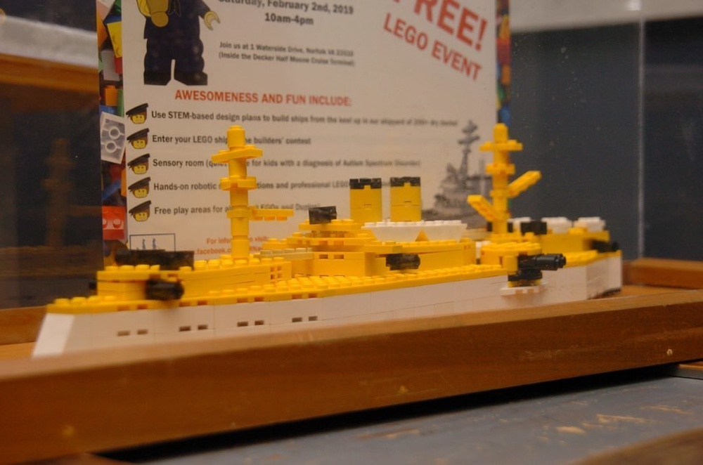 USS Maine LEGO model