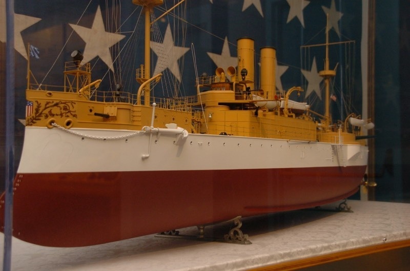 USS Maine builder's model