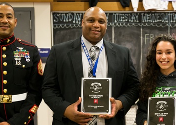 Bellevue Marines Present Recognition Awards