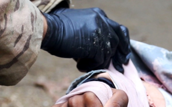 Paratroopers strive to earn coveted Expert Field Medical Badge