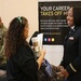 Amy Reserve Maj. LaShawnda Davis participates in Black College Expo