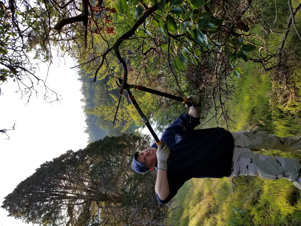 USCGC Blue Shark service project on Sucia Island, Washington