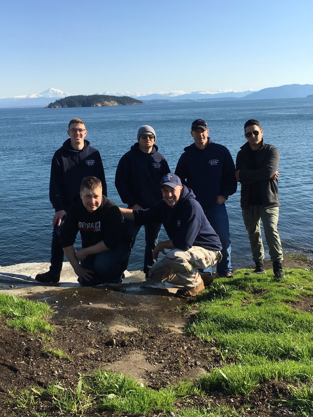 USCGC Blue Shark crewmembers provide community service
