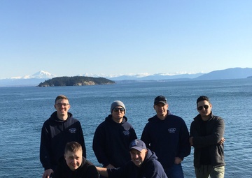 USCGC Blue Shark crewmembers provide community service