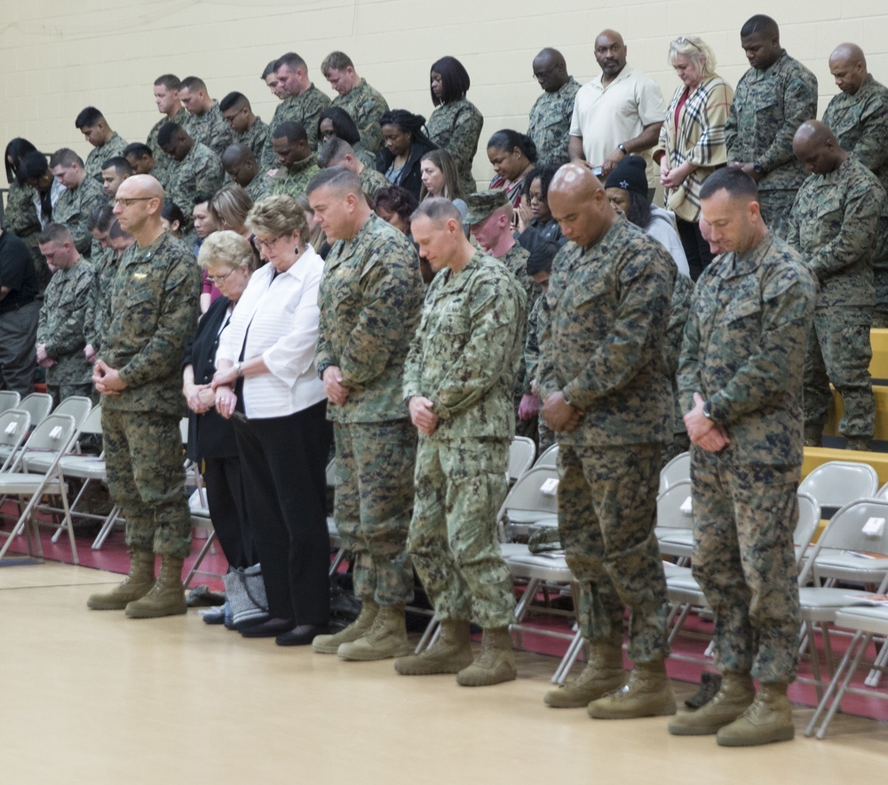 Camp Elmore rededication to PFC George W. Elmore