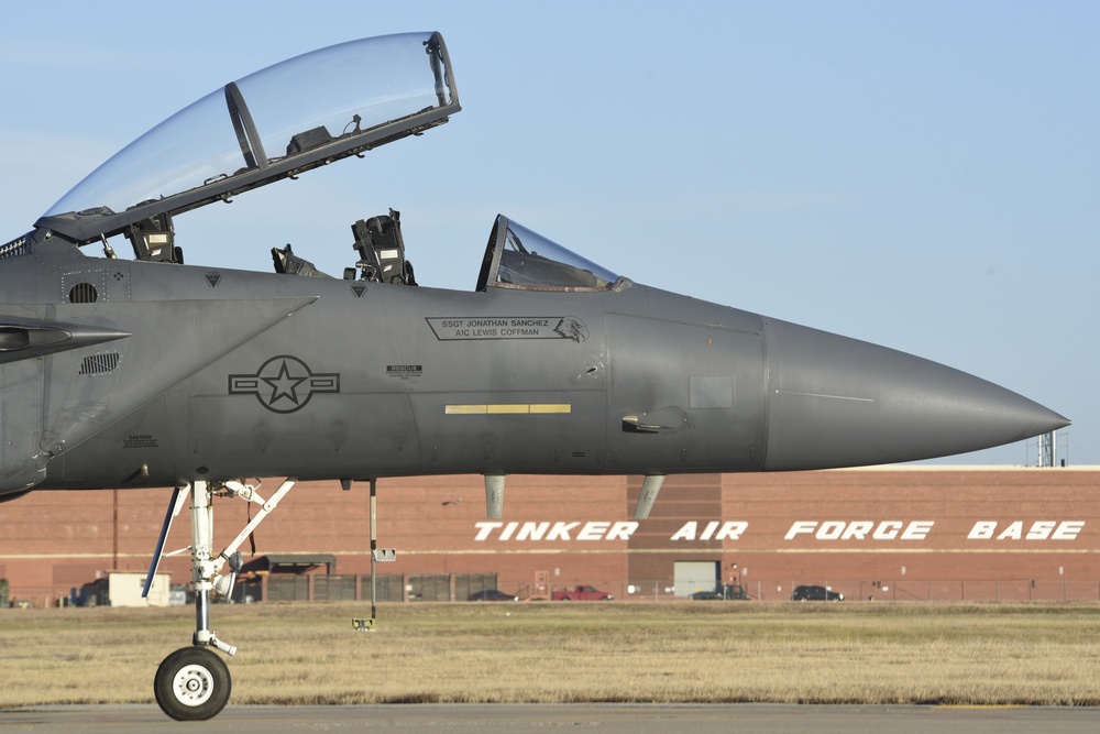 F-15E at Tinker Air Force Base, Oklahoma