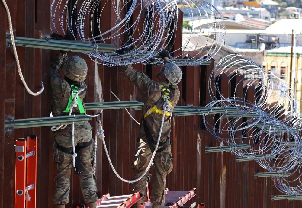 87th Sapper Company Secures Nogales ahead of Caravan's Arrival