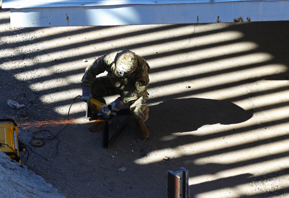 87th Sapper Company Secures Nogales ahead of Caravan's Arrival