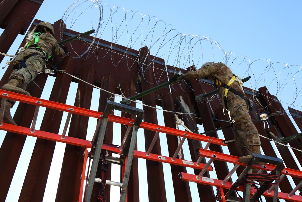 87th Sapper Company Secures Nogales ahead of Caravan's Arrival
