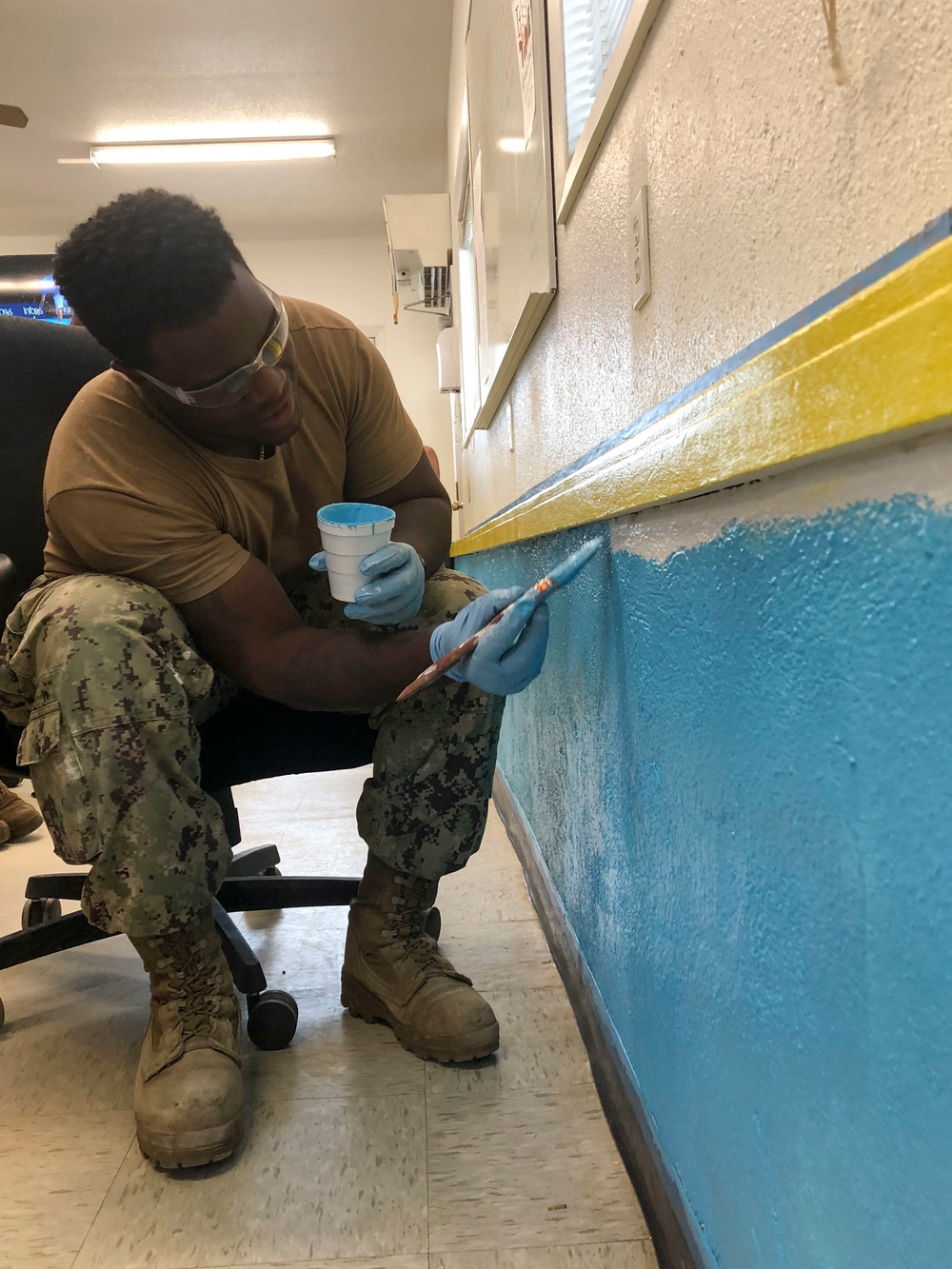 NMCB-3 Tiger Team conducts renovation efforts