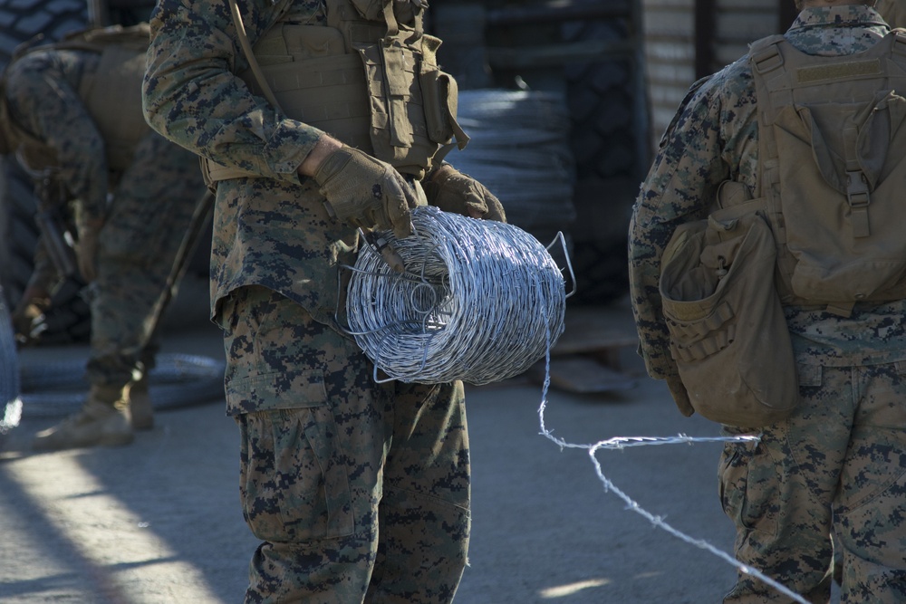 U.S. Soldiers and Marines assist with border operations