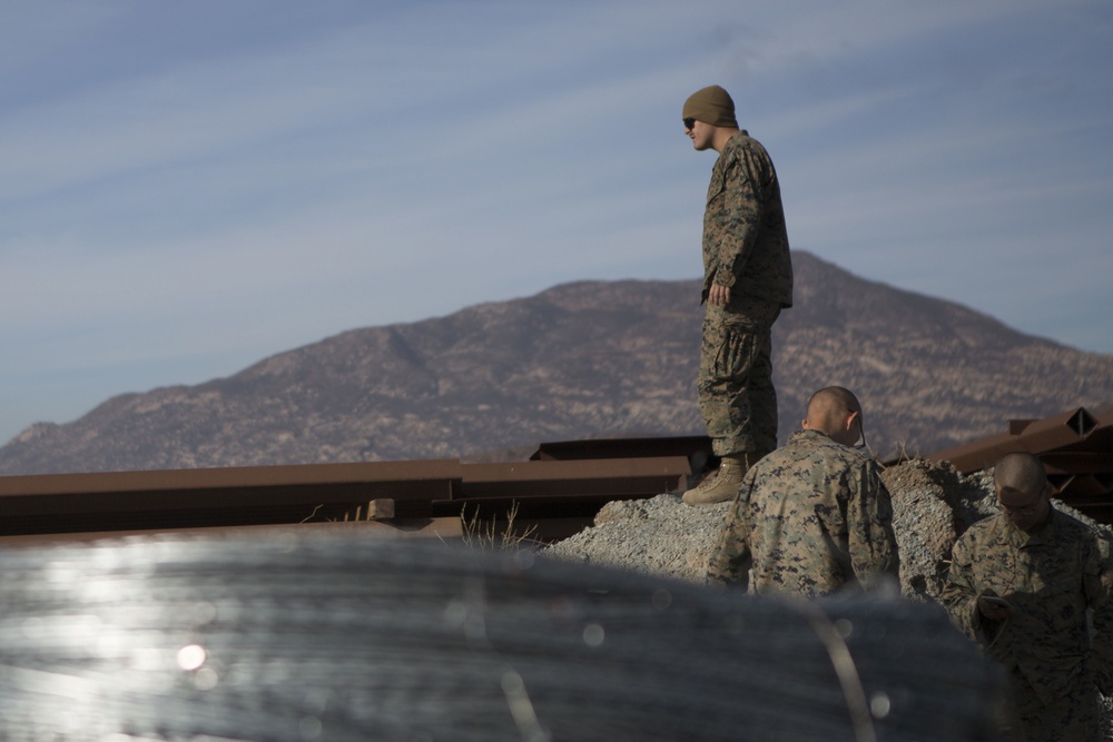 U.S. Marines assist CBP with Border Support