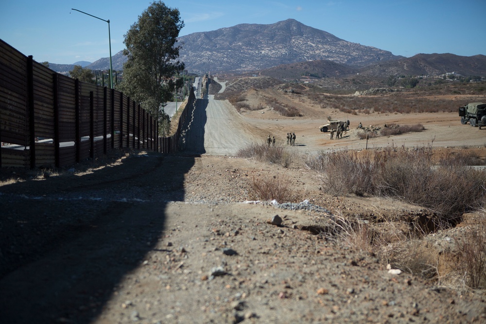 U.S. Marines assist CBP with Border Support