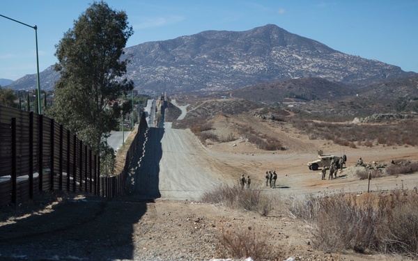 U.S. Marines assist CBP with Border Support