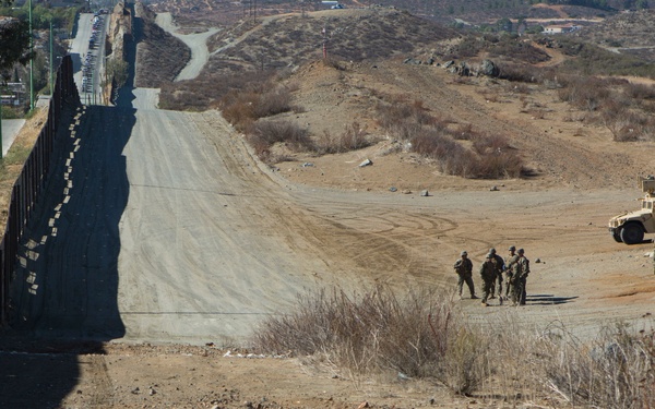 U.S. Marines assist CBP with Border Support
