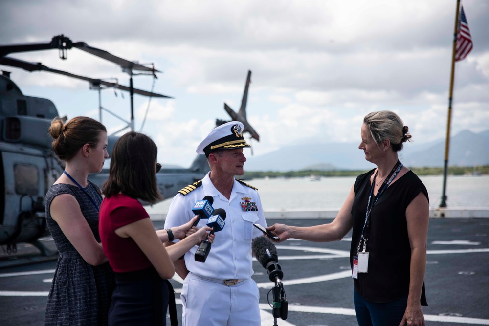 USS Green Bay Cairns Press Tour