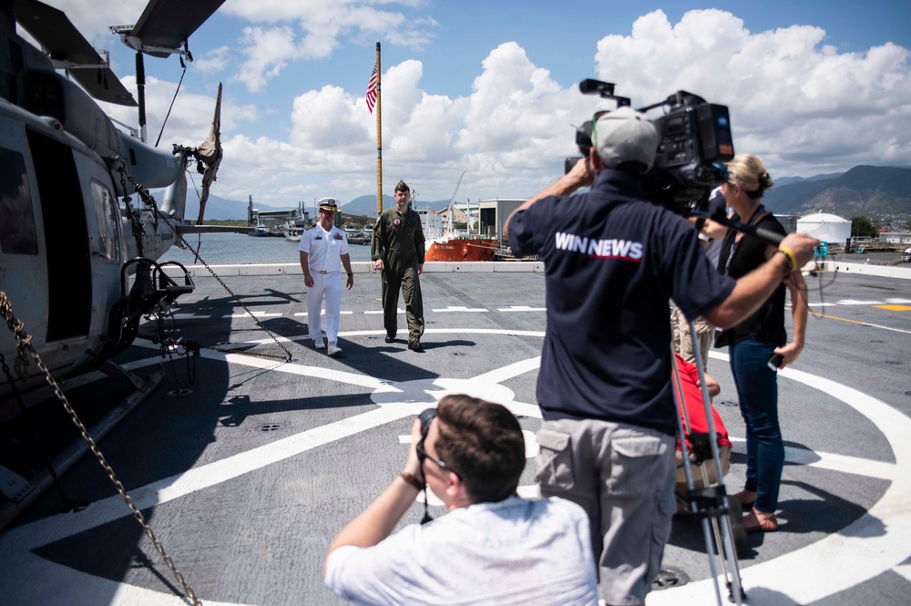 USS Green Bay Cairns Press Tour