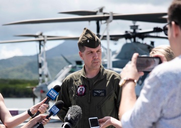 USS Green Bay Cairns Press Tour