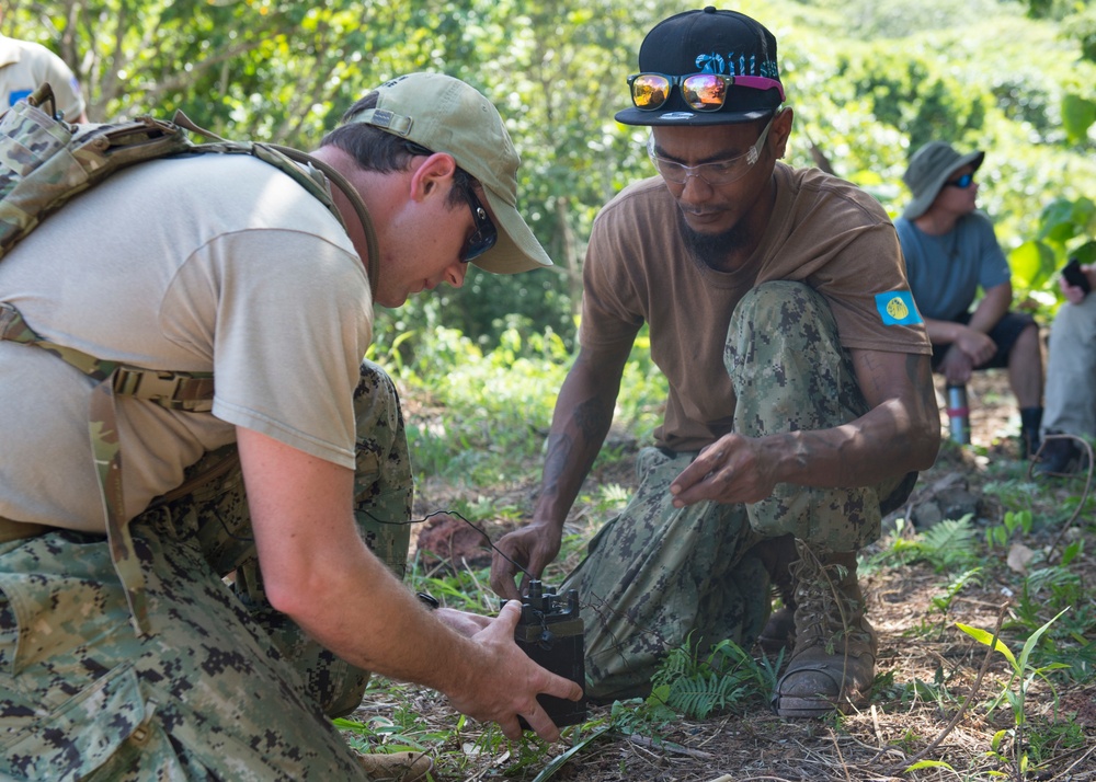 EODMU 5 Det Marianas conducts training with Palau Bureau of Public Works