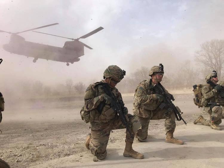 Securing a LZ in Afghanistan