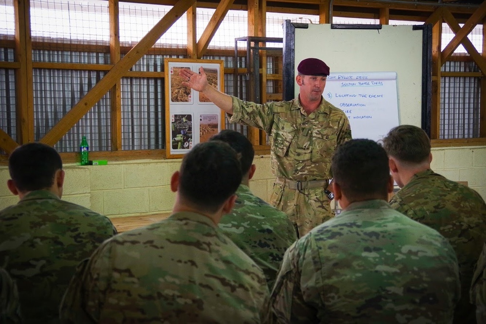 Fury Paratroopers Receive Weapons, Tactics Training from 2Para British Paratroopers during Operation Askari Storm in Kenya