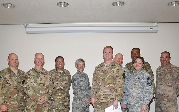 Sharp troop award presented to 71st SOS Tech Sgt.
