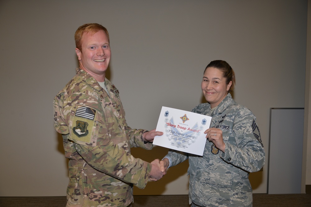 Sharp troop award presented to 71st SOS Tech Sgt.