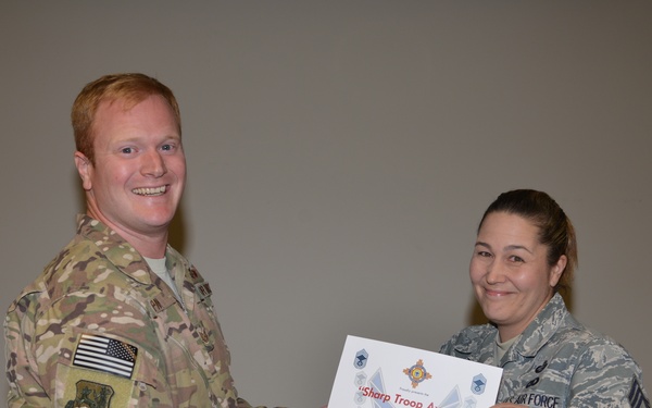 Sharp troop award presented to 71st SOS Tech Sgt.