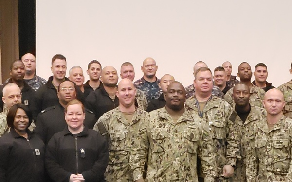 Back to Basics: GW Chiefs Mess Attends CPO Fleet Training