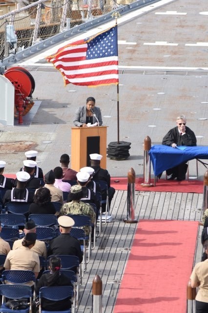 Naturalization ceremony