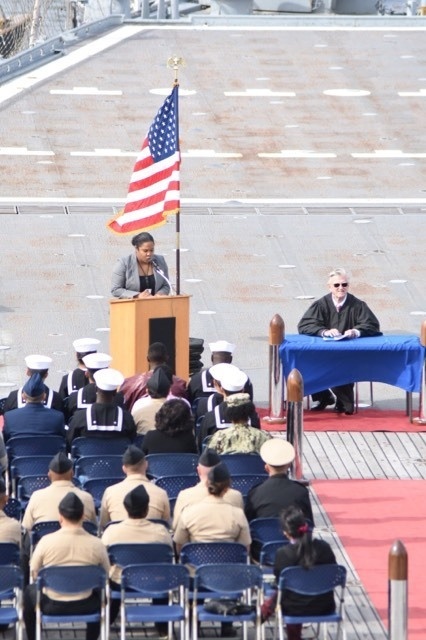 Naturalization ceremony