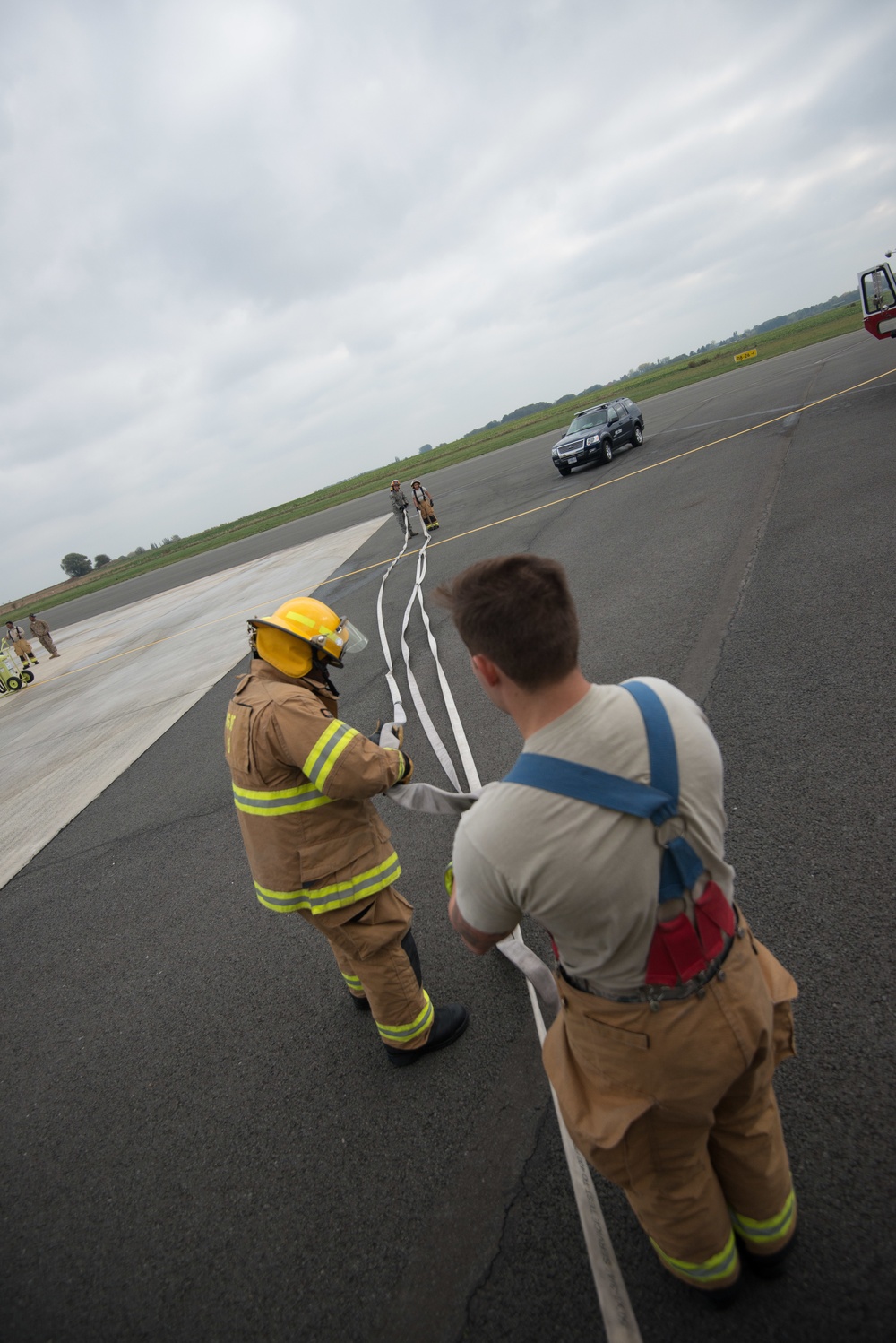 Fire Hose folding and manutention